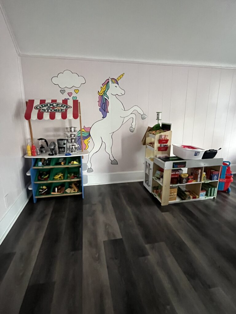 Grocery Store Playset at Playtime Academy Daycare in Davenport, Iowa